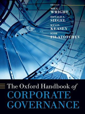cover image of The Oxford Handbook of Corporate Governance